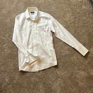 Hugo Boss - French Cuff Tuxedo Shirt 16.5 32/33 (sharp fit)